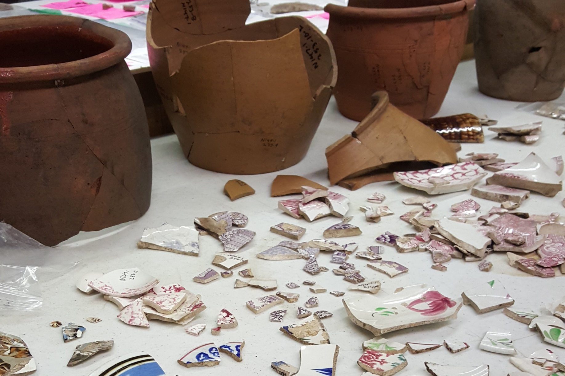 artifacts found by iDigNauvoo archaeological team