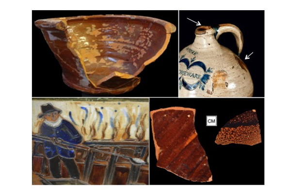 image of stoneware curtesy of Collage of earthenware and stoneware images